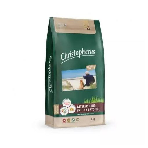 Christopherus Dog Senior Grain free kacsa és burgonya 4 kg