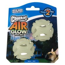 Chuckit!® Max Glow Air Fetch foszforeszkáló labda - S méret 2 db/csomag