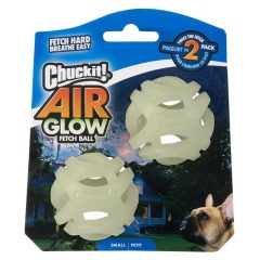   Chuckit!® Max Glow Air Fetch foszforeszkáló labda - S méret 2 db/csomag