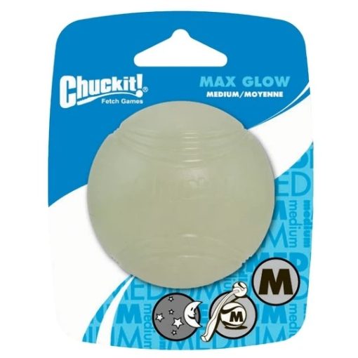 Chuckit!® Max Glow fluoreszkáló labda - M méret