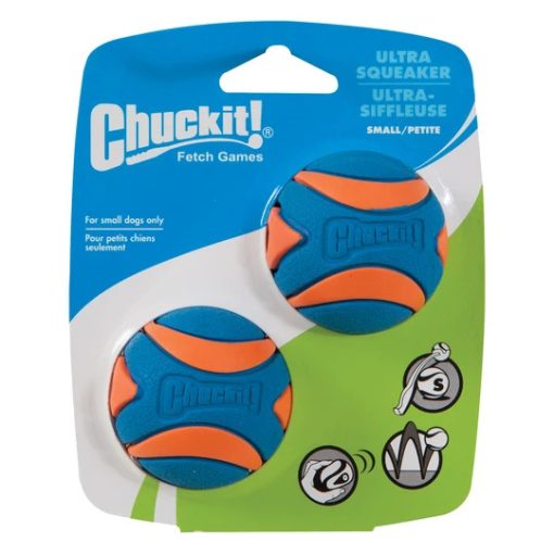 Chuckit!® Ultra Squeaker labda - S méret 2 db/csomag