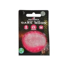 Dog Comets Glow In The Dark Moon labda | rózsaszín S méret