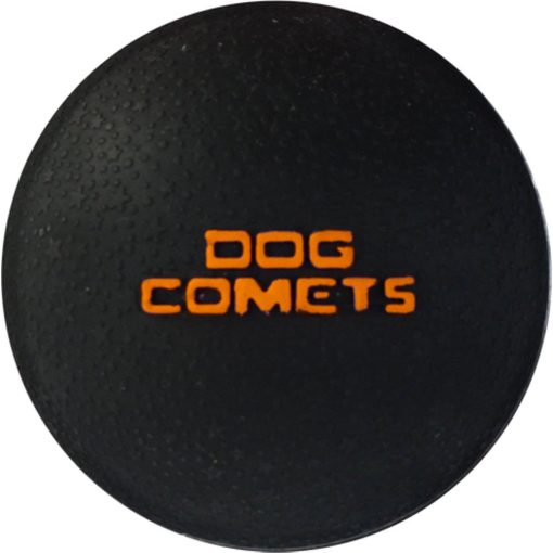 Dog Comets Stardust labda - fekete/narancs S méret