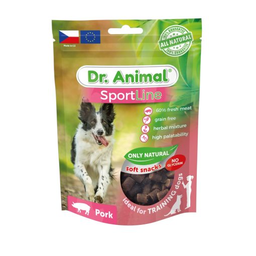 Dr. Animal Pork SportLine félnedves falatok | sertéses 100 g