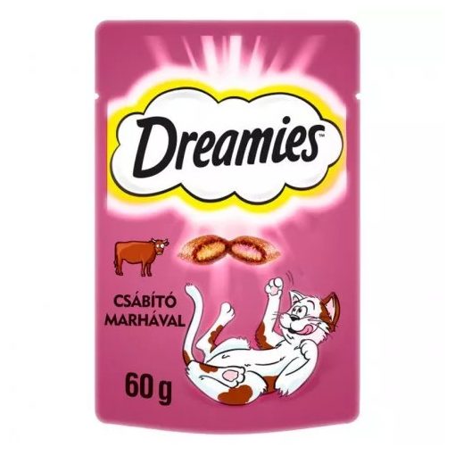 Dreamies marhás jutalomfalat macskák részére 60 g