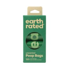 Earth Rated 2.0 környezetbarát illatmentes kakizacskó csomag | 120 db