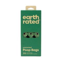   Earth Rated 2.0 környezetbarát illatmentes kakizacskó csomag | 315 db