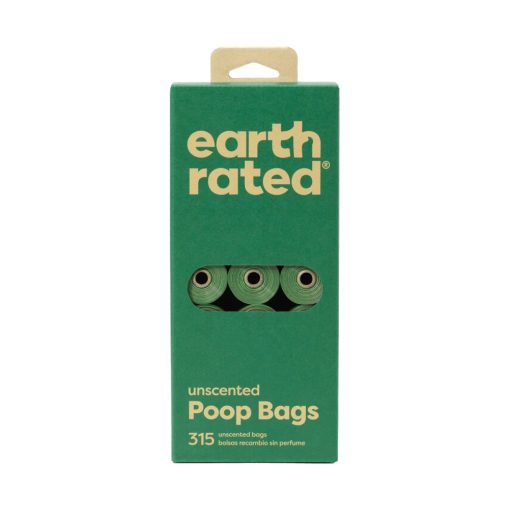 Earth Rated 2.0 környezetbarát illatmentes kakizacskó csomag | 315 db