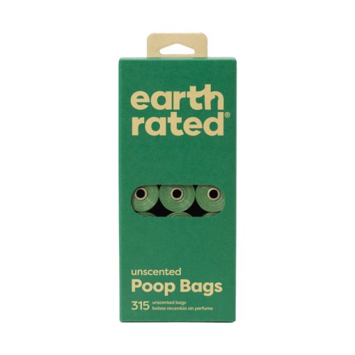 Earth Rated 2.0 környezetbarát illatmentes kakizacskó csomag | 315 db