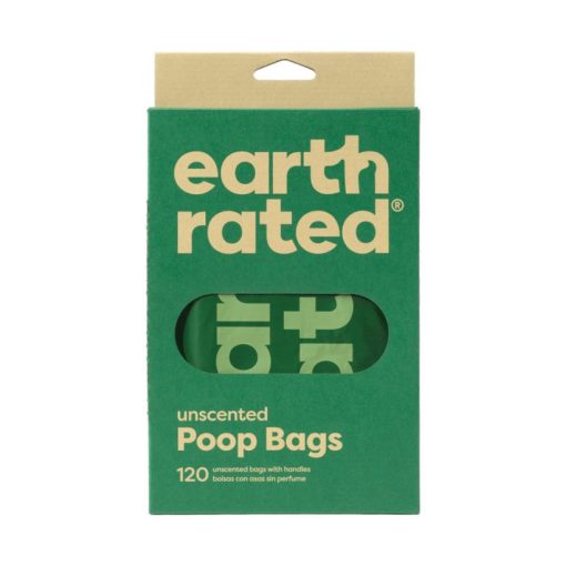 Earth Rated környezetbarát illatmentes füles kakizacskó csomag | 120 db