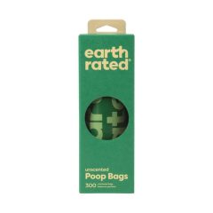   Earth Rated környezetbarát illatmentes kakizacskó csomag | 300 db