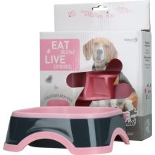 Eat Slow Live Longer Amaze Pinwheel evéslassító tál rózsaszín - M méret