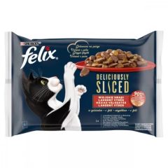  Felix Deliciously Sliced házias válogatás aszpikban felnőtt macskáknak 4x80 g