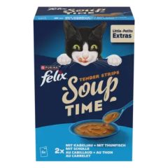   Felix Soup Tender Strips halas válogatás felnőtt macskáknak 6*48 g