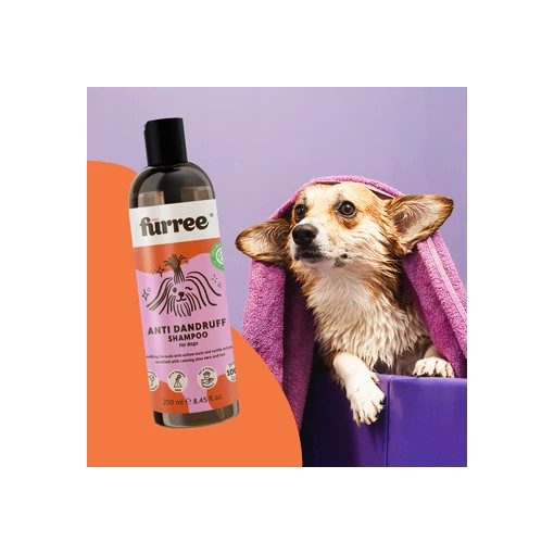 Fürree Anti Dandruff 100% természetes kutyasampon korpás bőrre 250 ml