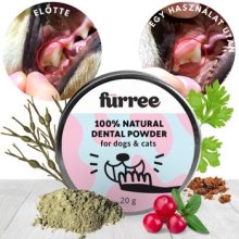 Fürree természetes fogmosó por kutyáknak és macskáknak 20 g
