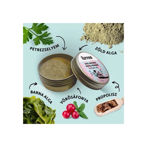 Fürree természetes fogmosó por kutyáknak és macskáknak 20 g