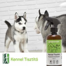 Greenman baktériumkultúrás fekhely és kutyaház szagtalanító spray - 500 ml
