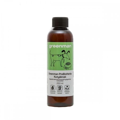 Greenman PreBioHerbs természetes élőflórás probiotikum kutyáknak - 250 ml