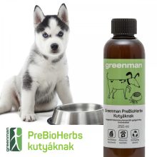 Greenman PreBioHerbs természetes élőflórás probiotikum kutyáknak - 250 ml