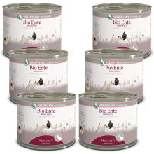 Herrmann's 100% bio kacsahús monoprotein kizárásos diétához kutyáknak és macskáknak 12x200 g