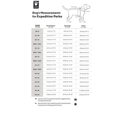 Hurtta Expedition Parka téli kutyaruha | varjútövis 40