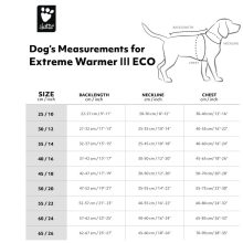 Hurtta Extreme Warmer 3 Eco téli kutyaruha | raven 60