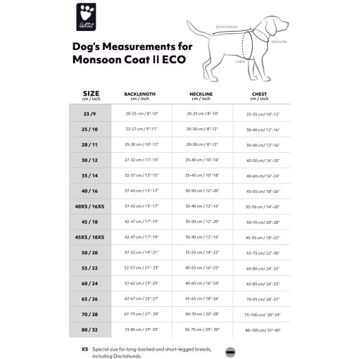 Hurtta Monsoon Coat 2 ECO esőkabát | sivatag 30