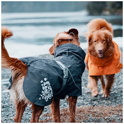 Hurtta Monsoon Coat esőkabát | fekete szeder 50