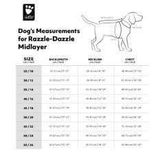 Hurtta Razzle-Dazzle Midlayer átmeneti kutyaruha | cékla 40