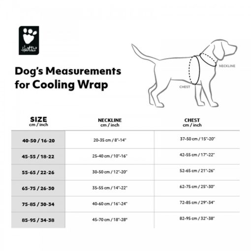 Hurtta Cooling Wrap hűtőmellény | mályva 40-50
