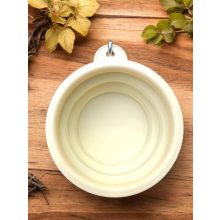 Joy in Dogs összecsukható szilikontál | sárga, S méret