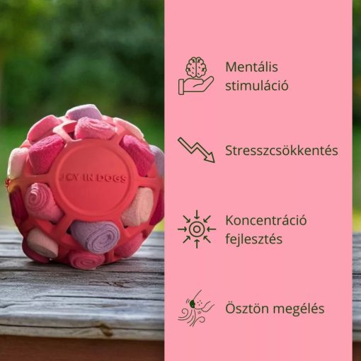 Joy in Dogs SniffJoy szimatjáték | rózsaszín