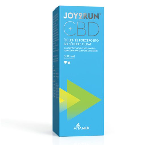Joy2Run+CBD ízület- és porcerősítő oldat kutyák és macskák részére 300 ml