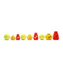 K9 Connectables® Gentle Puzzle Pack rejtvénycsomag | narancs, citrom S méret