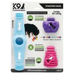   K9 Connectables® Gentle Starter Pack kezdőcsomag | pink, lila, kék L méret