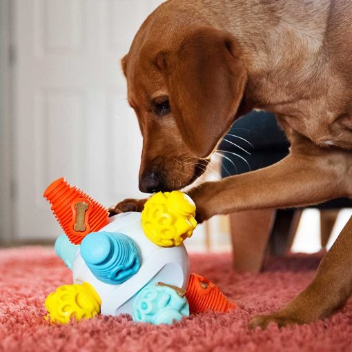 K9 Connectables® Kibble Connector™ adagoló | fehér, sárga S méret