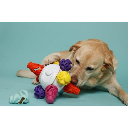 K9 Connectables® Kibble Connector™ adagoló | fehér, sárga S méret