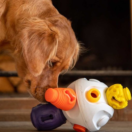 K9 Connectables® Kibble Connector™ adagoló | fehér, sárga S méret