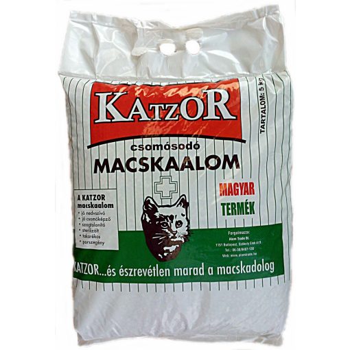 Katzor csomósodó bentonit macskaalom 5 kg