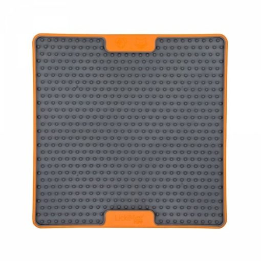 LickiMat® Deluxe/Tuff™ Soother™ narancs/szürke