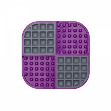 LickiMat® Slomo™ lila/szürke