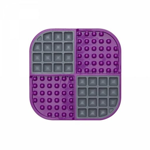 LickiMat® Slomo™ lila/szürke