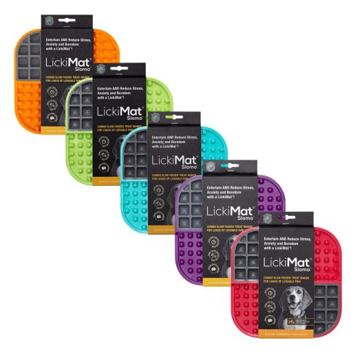 LickiMat® Slomo™ lila/szürke