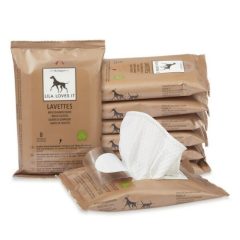   Lila Loves It Lavettes Wash Gloves | szőrápoló és tisztító kesztyű, aloe verával 8db/csomag