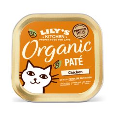   Lily's Kitchen Cat Organic Paté Chicken Bio csirkepástétom macskáknak 85 g