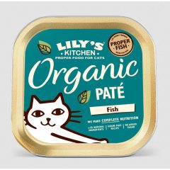   Lily's Kitchen Cat Organic Paté Fish halpástétom macskáknak 85 g