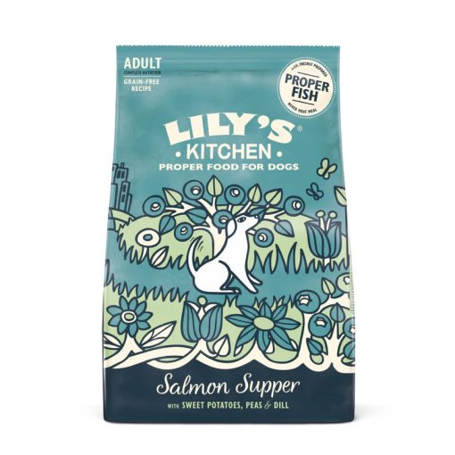 Lily's Kitchen Dog Adult Salmon Supper lazacos száraztáp felnőtt kutyáknak 7 kg