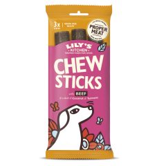   Lily's Kitchen Dog Chew Sticks with Beef rágórúd marhahússal kutyák részére 120 g