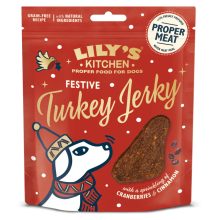 Lily's Kitchen Dog Festive Turkey Jerky ünnepi pulykahús kutyák részére 70 g